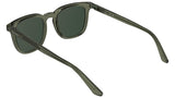 Calvin Klein Men's Sunglasses CK25536S - Transparent Khaki with Solid Green Lens