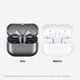 Samsung Galaxy Buds3 Pro + Cargador - Auriculares Inalámbricos, Cancelación de Ruido, Bluetooth, Audio 361, Sonido Hi-Fi, Blanco (Versión Española)
