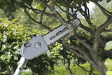 IKRA 73046710 Herramienta multifunción a Gasolina IBKH 33, 4en1: cortabordes, desbrozadora, Cortasetos telescópico y podadora de Altura, 900 W, Gris, Rojo y Negro
