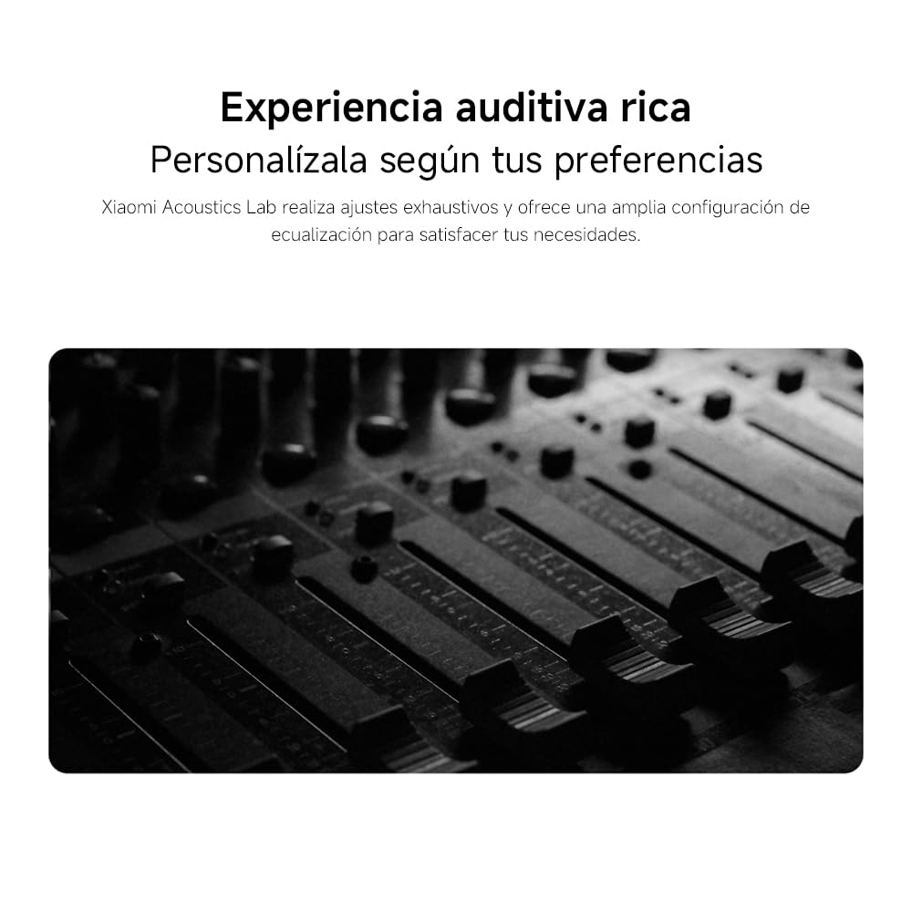 XIAOMI Redmi Buds 6 Pro - Auriculares inalámbricos, cancelación de Ruido, Ligeros, hasta 36 Horas de autonomía, Bluetooth 5.3, Negro(Versión ES)