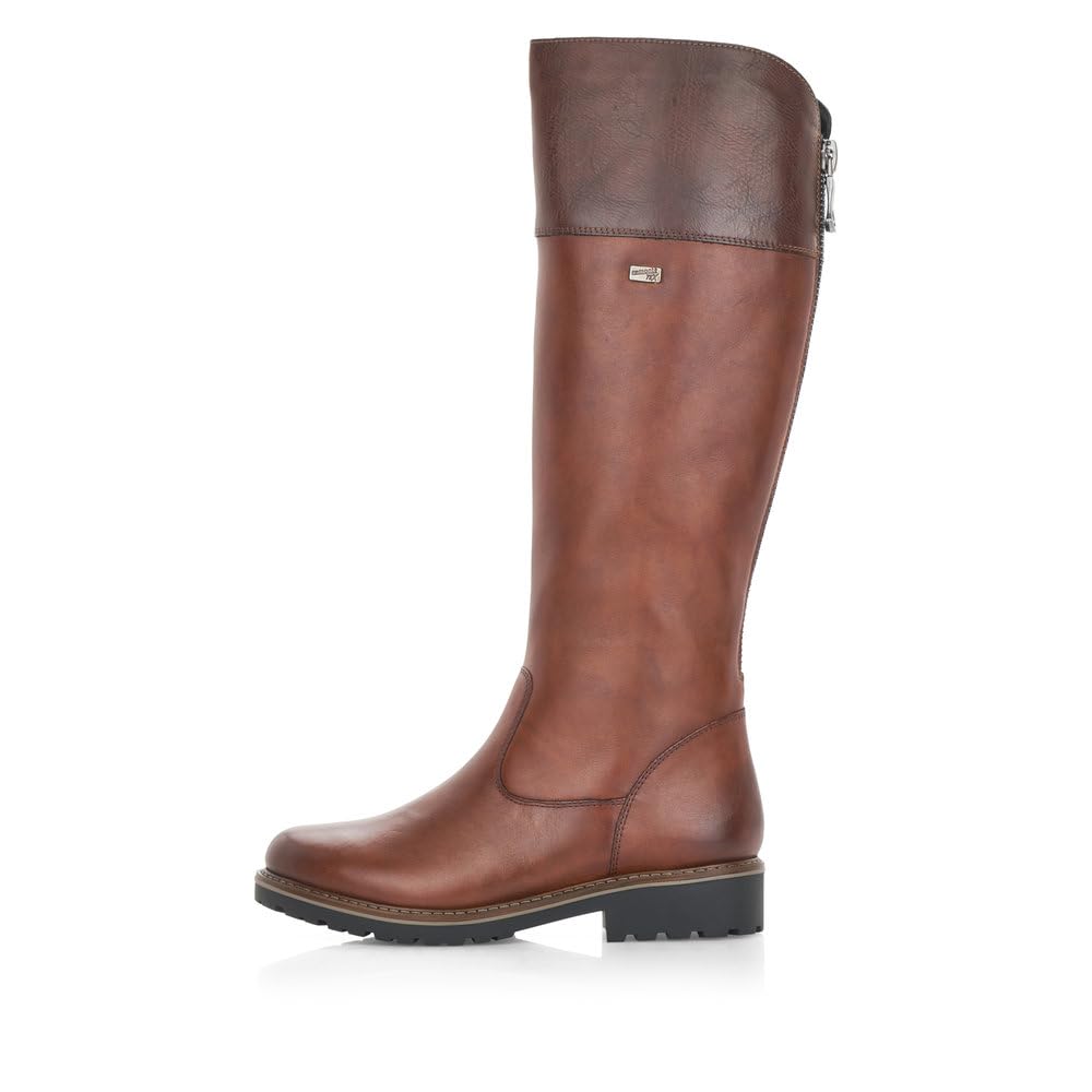 Remonte R6581, Botas Altas Mujer, Chestnut/Brasil 22, 44 EU