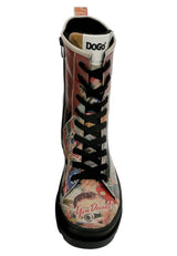 Women Vegan Leather Multicolor Long Boots - You Decide Design