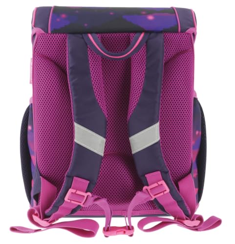 Herlitz Loop Plus Mochila Escolar, Niñas, Morado, 37 x 31 x 22 cm