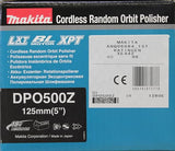 Makita DPO500Z Pulidora rotorbital BL 18V LXT 125mm (sin batería y cargador)