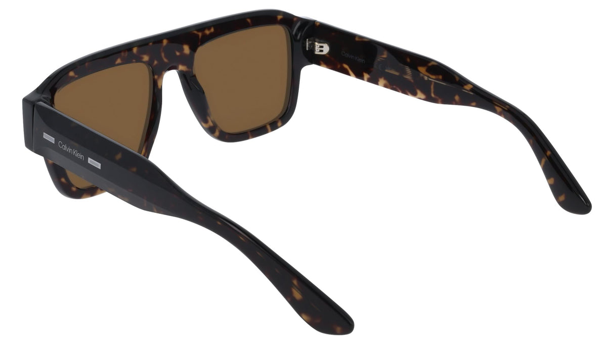 Calvin Klein Men's Sunglasses CK25509S - Havana with Solid Brown Lens