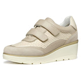 Geox D ILDE A, Zapatillas Mujer, Papyrus/Lt Taupe, 41 EU