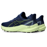 ASICS GT-2000 12 GTX, Sneaker Hombre, Blue Expanse Safety Yellow, 40.5 EU