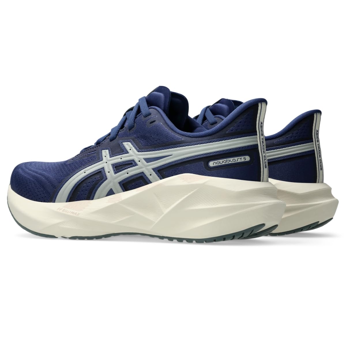 Asics NOVABLAST 5 - Tenis de Correr para Mujer, Azul índigo/Gris Sello, 40 EU