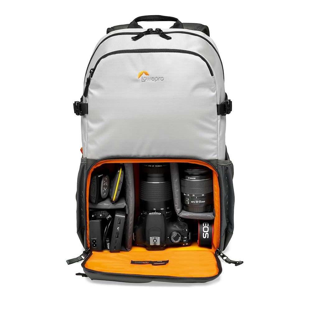 Lowepro LP37238-PWW - Mochila para cámara Ext. Truckee BP 250 LX, para Tablet 15", DSLR compacta/cámara sin espejo, Sony, Canon, Nikon, 1-2 objetivos, Gimbal, Dron, DJI, Osmo, Mavic, gris claro