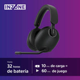 Sony INZONE H9, Auriculares inalámbricos Noise Cancelling Gaming, 360 Spatial Sound, cómoda sujeción, 32 Horas autonomía, Baja latencia, micrófono Boom de Calidad, Compatible con PC y PS5
