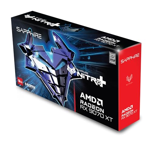 Sapphire Nitro+ AMD Radeon™ RX 9070 XT Gaming OC 16GB Dual HDMI/Dual DP