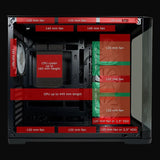 LC-Power GEH Midi ATX 8001B Pro-Storm Dark
