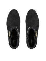 Geox D Elidea Wedge A, Bota de Tobillo Mujer, Negro, 41 EU