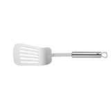 WMF Profi Plus - Juego de Cocina 6 piezas, Estante para Colgar con 5 Ayudantes, Cucharón, Espumadera, Cuchara para salsa, Espátula, Tenedor para carne, Acero Inoxidable Pulido