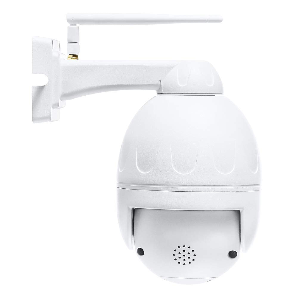 PNI Videocamera de vigilancia IP652W WiFi PTZ 1080p 2MP 5X Zoom óptico H265 Ranura microSD Visión Nocturna 50m IP66 Alarma de detección de Movimiento Comunicación de Audio bidireccional