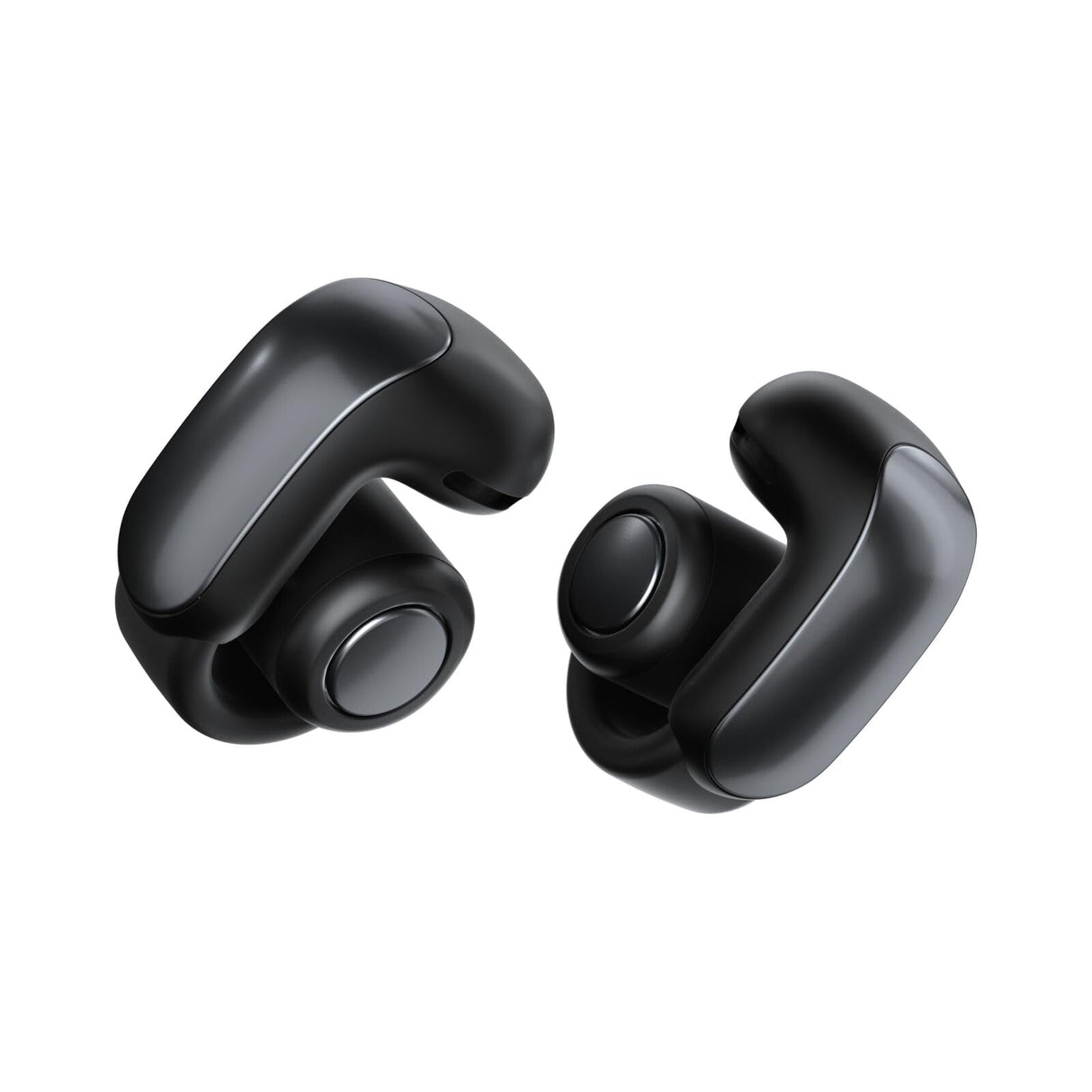 Bose Ultra Open Earbuds, Auriculares inalámbricos de botón de alta gama y fidelidad, Auriculares Bluetooth intraurales para running, Diseño de moda abierto, Hasta 48 h de autonomía, Negro