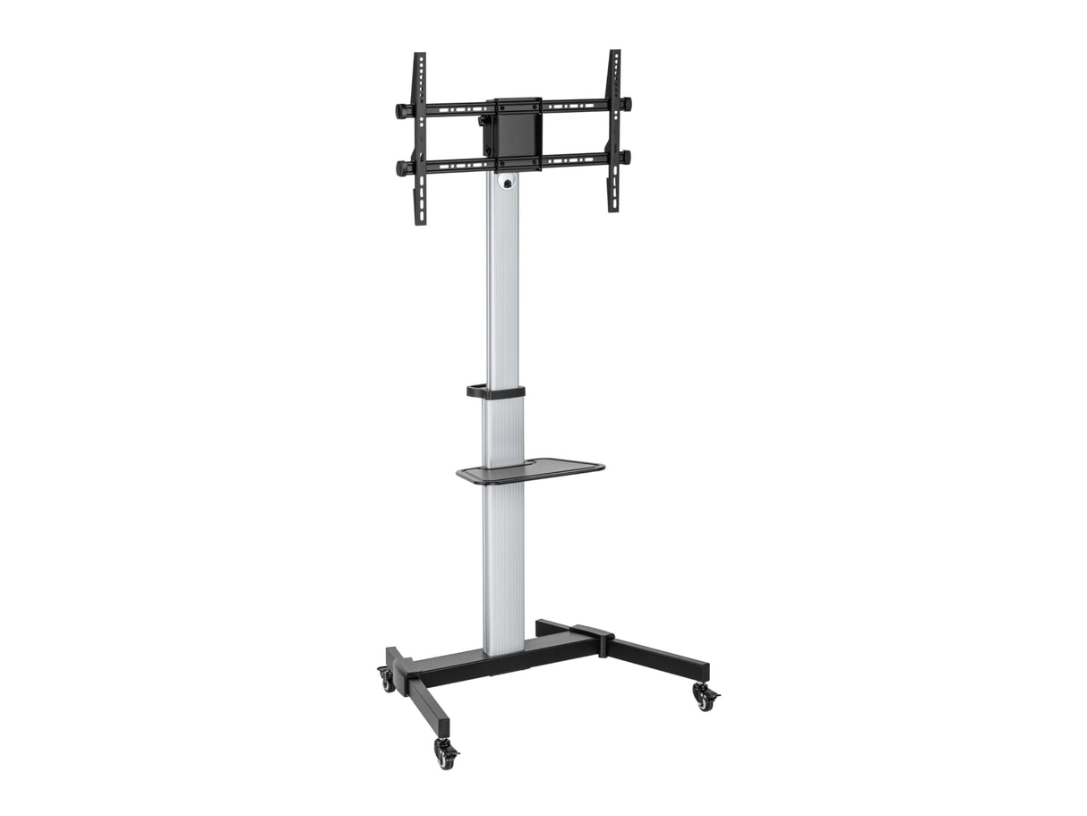 Equip 650630 Soporte de TV con Ruedas 37-86" VESA 600x400 50KG Máx Plata