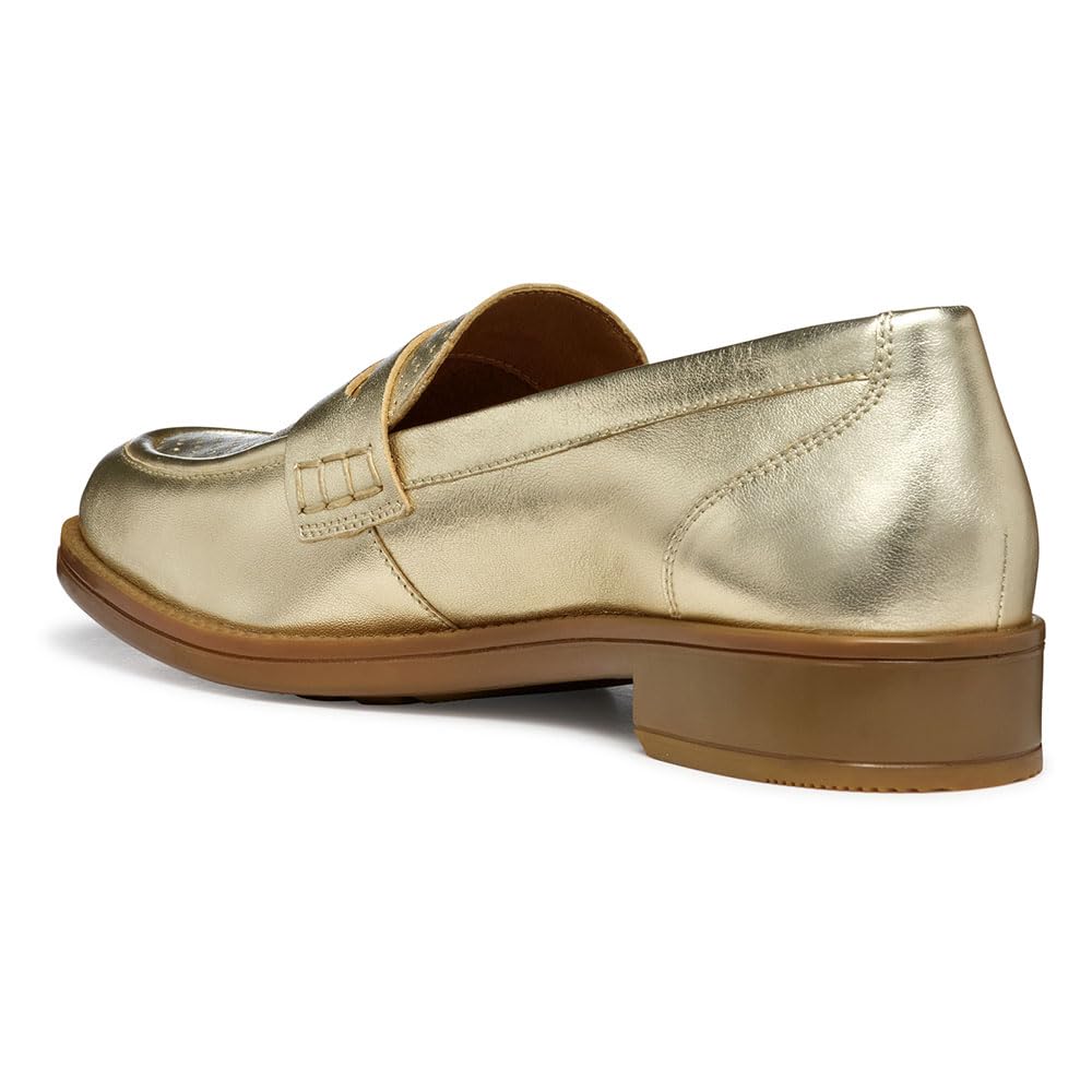 Geox D Jaylon 2 A, Mocasín Mujer, Lt Gold, 39 EU