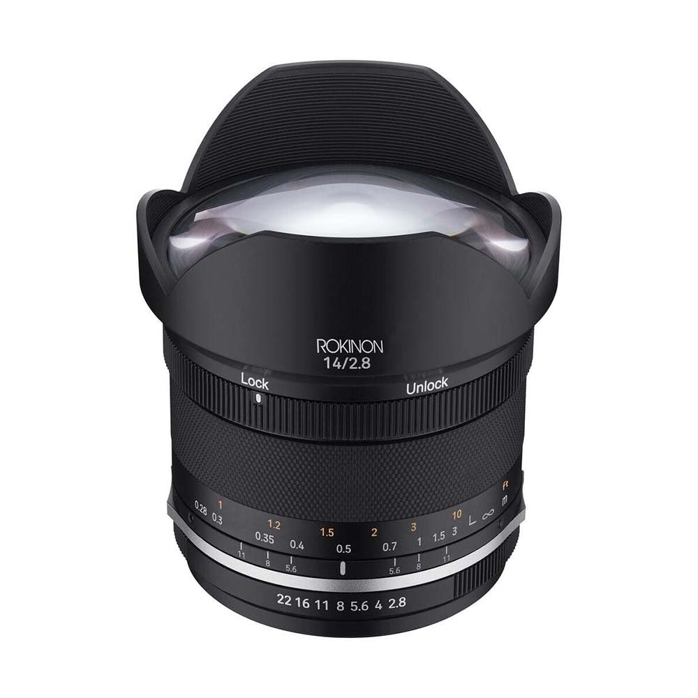 Rokinon Lente Ultra Gran Angular sellada para Canon EF (SE14-C) Serie II de 14 mm F2.8