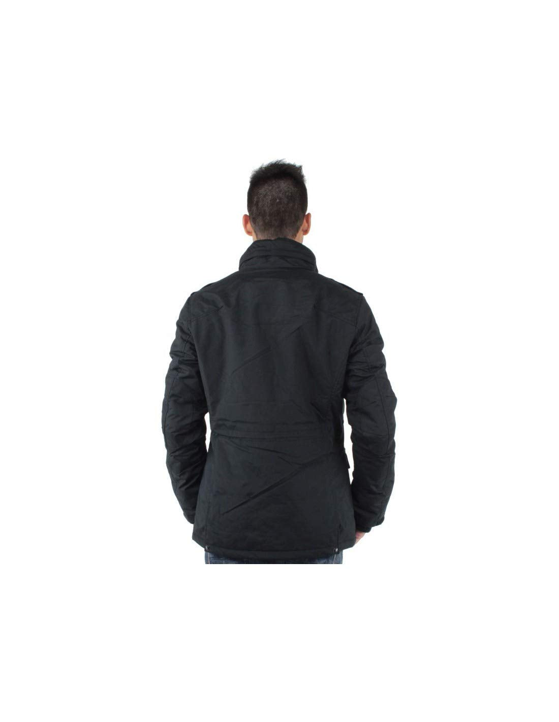 Schott NYC FIELD, Chaqueta para Hombre, Negro, M