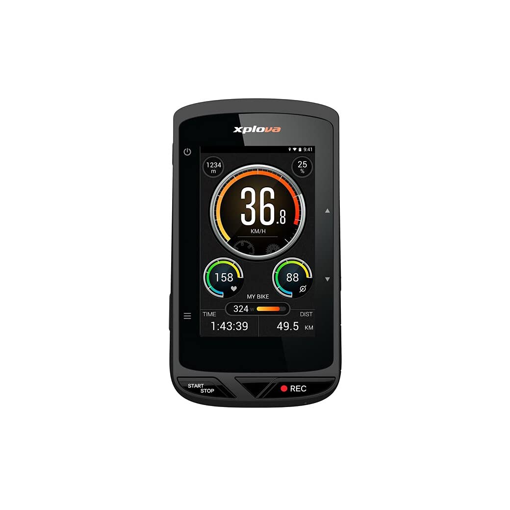 XPLOVA X5 EVO GPS Adulto Unisex, Negro, 110 x 62 x 23 mm