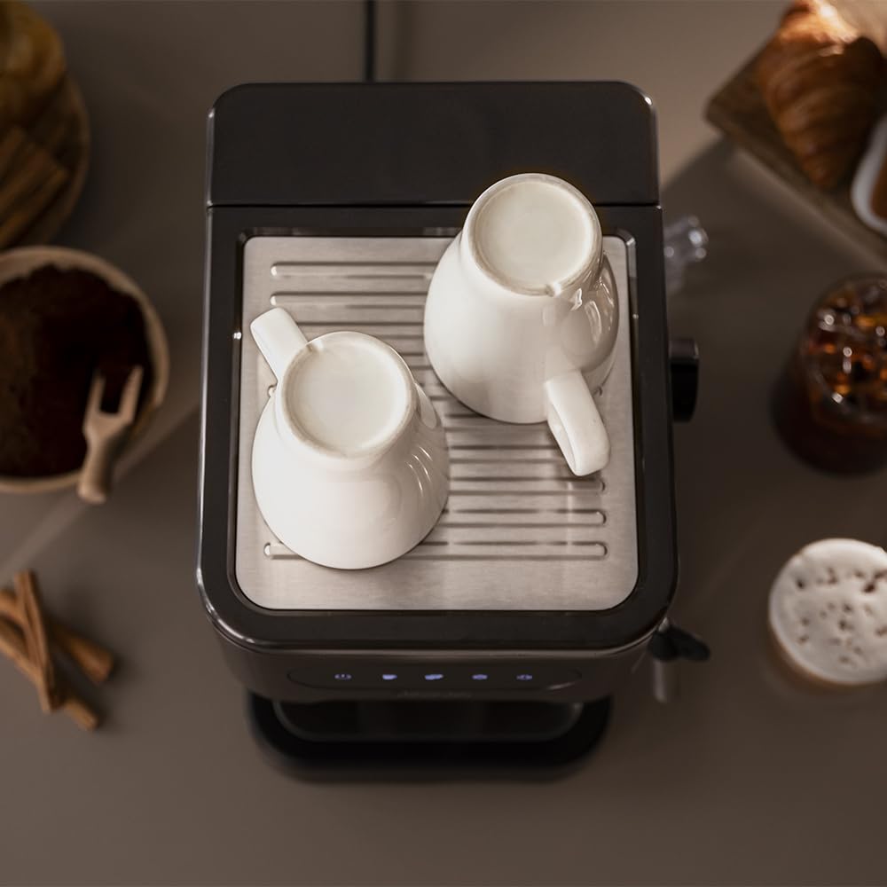 Cecotec Cafetera express Power Espresso 20 ColdBrew. Cafetera express para espresso y cappuccino, café en frío, 20 Bares de presión, Vaporizador orientable. Disfruta de Calidad profesional en casa.
