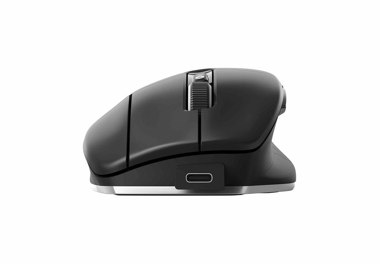 3Dconnexion CadMouse Pro Wireless (ratón ergonómico, óptico, inalámbrico, USB-C, diestros), negro mate