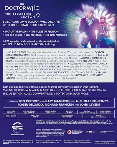 Doctor Who The Collection Season 9 Standard Edition [Blu-ray]