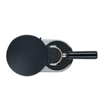GRAEF CM 800 Molinillo de Café Eléctrico 128W, 350g, Molino Cónico Inox, Aluminio, 40 Niveles, Portafiltro, Antiestático, Plata