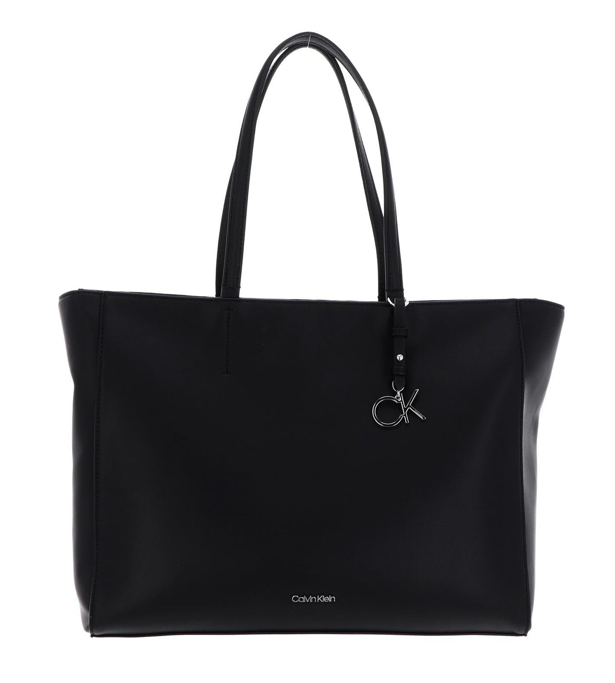 Calvin Klein Bolso Tote Mujer Ck Must Shopper mediano con cierre de cremallera, negro (Ck Black), talla única, Negro (Ck Black), Talla Única