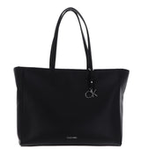Calvin Klein Bolso Tote Mujer Ck Must Shopper mediano con cierre de cremallera, negro (Ck Black), talla única, Negro (Ck Black), Talla Única