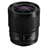 Panasonic S-S24E Lumix Objetivo 24 mm (F1.8, Distancia Focal Fija, Gran Angular, Diseño Compacto y Ligero, Resistente al Polvo, Agua y Frio), Negro