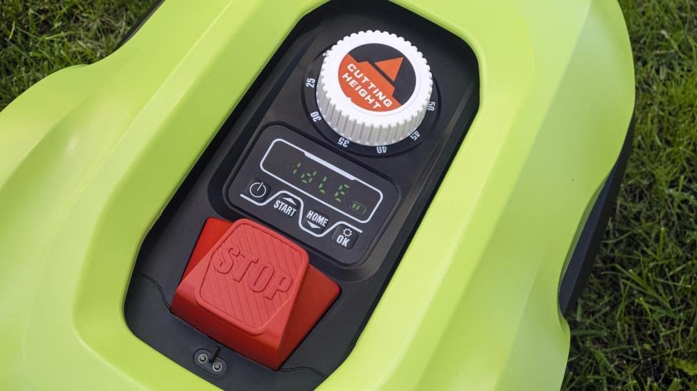 Orbex Cortacésped robótico S900G/Cortacésped de batería autopropulsado/Conexión Bluetooth y WiFi/con Sensor de Lluvia, Sensor de elevación y Sensor de inclinación/Área de césped 900 m²