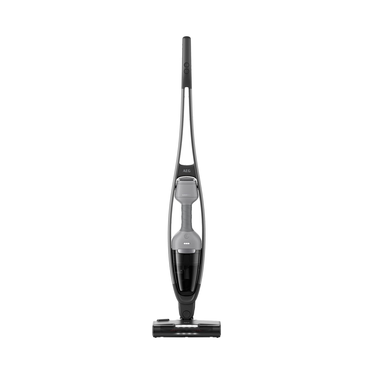 AEG AS62CB25UG Clean 6000 Aspiradora Sin Cable, 25,2 V, Autonomía de 55 min, Tecnología Brushrollclean, Carga en 4,5 h, Depósito de 0,35 L, Tecnología Cyclonic, 3 Accesorios, Gris