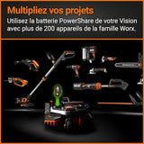 WORX Landroid Vision S250 WR202E Robot cortacésped para Jardines de hasta 250 m² – Robot cortacésped Inteligente sin Cable de limitación – WiFi y Bluetooth – prevención Activa de obstáculos con