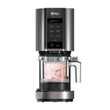 Ninja CREAMi Heladera multifunción, 1,4 l de capacidad, 3 tarrinas, 7 programas, Helado, Gelato, Sorbete, Smoothie bowl, Batido y más, en negro y plata, NC300EU