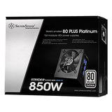 SilverStone SST-ST85F-PT - Serie Strider Platinum, 850W 80 Plus Platinum ATX PC Fuente de alimentación, 120mm, 100% modular