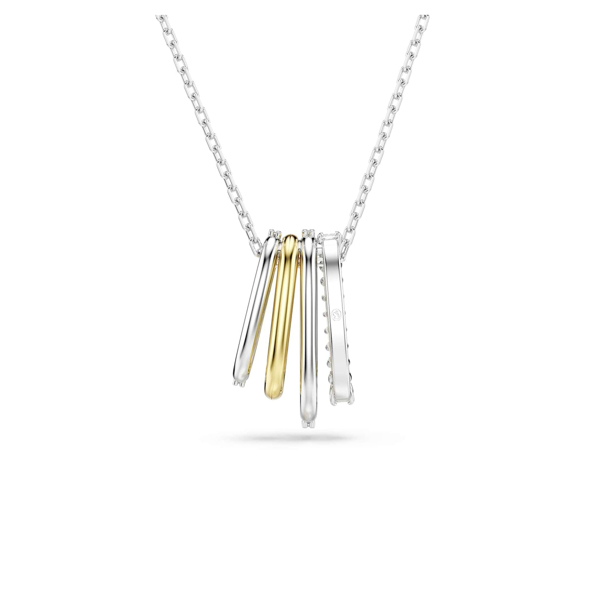 Swarovski Colgante Hyperbola, Tallas mixtas, Blanco, Combinación de acabados metálicos