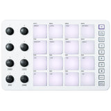 M-Vave PAD - Controlador midi con USB-C, funcionalidad inalámbrica, pads táctiles RGB