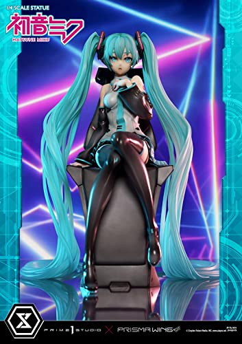 Prime 1 Studio Hatsune Miku - Figura Decorativa (PVC, 1/4 Hatsune Miku Art by Neco, 34 cm)