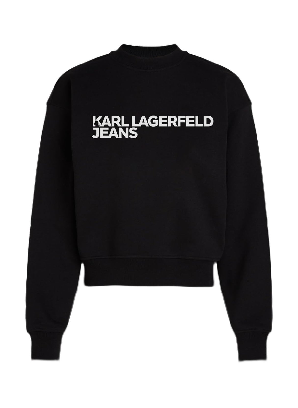 KARL LAGERFELD JEANS, para Mujer, Sudadera Normal con el Logotipo Essential, Negro, Extrapequeños