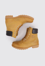Panama Jack Panama 03 C1 - Náuticos de cuero hombre, color amarillo, talla 42