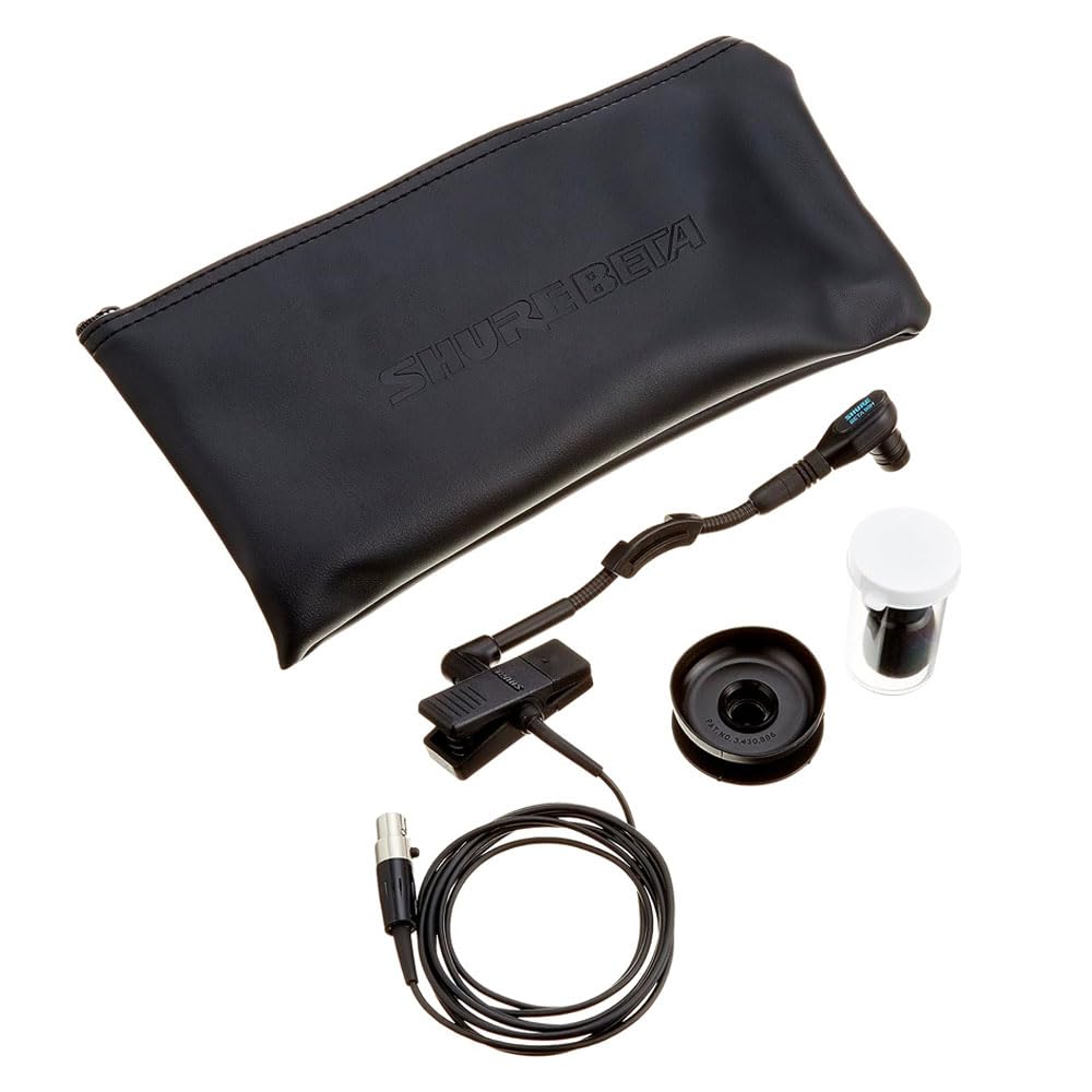 Shure WB98H/C - Micrófono condensador cardioide en miniatura de instrumento con pinza (versión inalámbrica del BETA 98H/C)