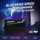 Transcend 4TB NVMe PCIe Gen4 x4 MTE250H M.2 SSD Disco de Estado Sólido TS4TMTE250H