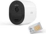 Arlo Go 2 Camara Vigilancia, 100% Inalámbrica HD, Conexión WiFi O SIM 3G/4G LTE, Almacenamiento Local Con Tarjeta SD O En La Nube, Visión Nocturna, Resistente Al Agua, Audio Bidireccional, Blanca