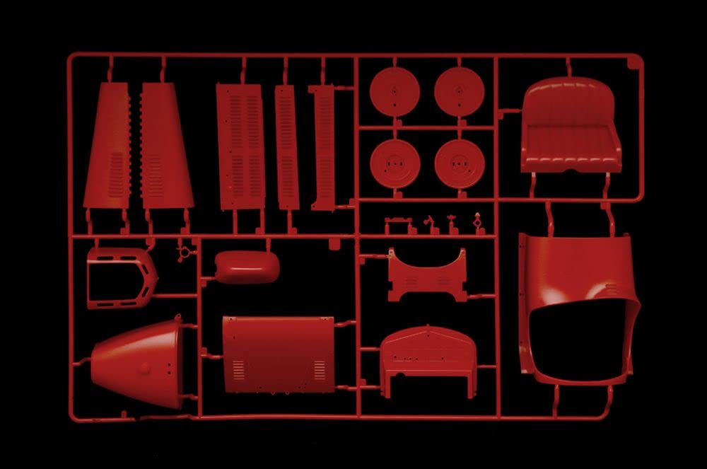 Italeri 4708 Alfa Romeo 8C/2300 1931-33 Automodell Bausatz 1:12 4708S 1931-33-réplica Fiel, modelismo, Hobby, encolado, Kit de plástico, Montaje, Color Red, Mittel
