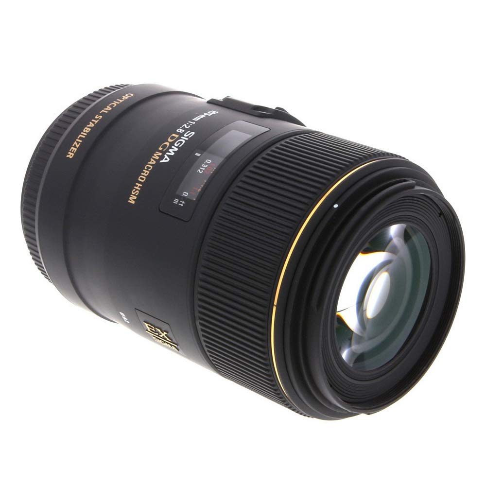 Sigma EX 2.8/105 DG Macro C/AF OS HSM - Teleobjetivo para Canon, color negro