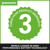 Greenworks Cortacésped de Batería Escarificador Rastrillo a Motor sin Escobillas 3100 RPM, Ancho 38cm, 5 Profundidades, Caja Recolección 45 L SIN Batería 40V y Cargador, Garantía 3 Años GD40SC38II