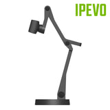 Ipevo Brazo multiángulo Uplift para móviles, Soporte para móviles multiarticulado para comunicaciones y presentaciones visuales, Soporte para móvil de tamaño reducido para teletrabajo a Distancia.