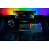 Razer Firefly V2 Pro - Alfombrilla de ratón para Juegos con retroiluminación RGB - Puerto USB Integrado (iluminación LED de 15 Zonas, Superficie con Textura micrograbada) Negro